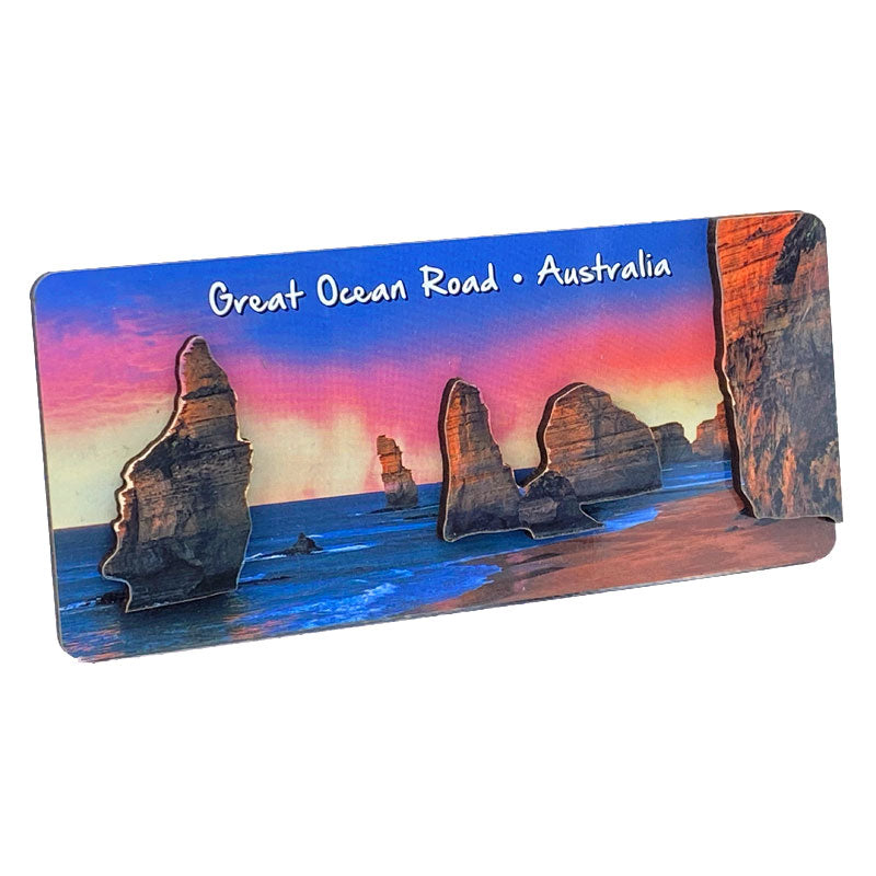 3D wooden magnet