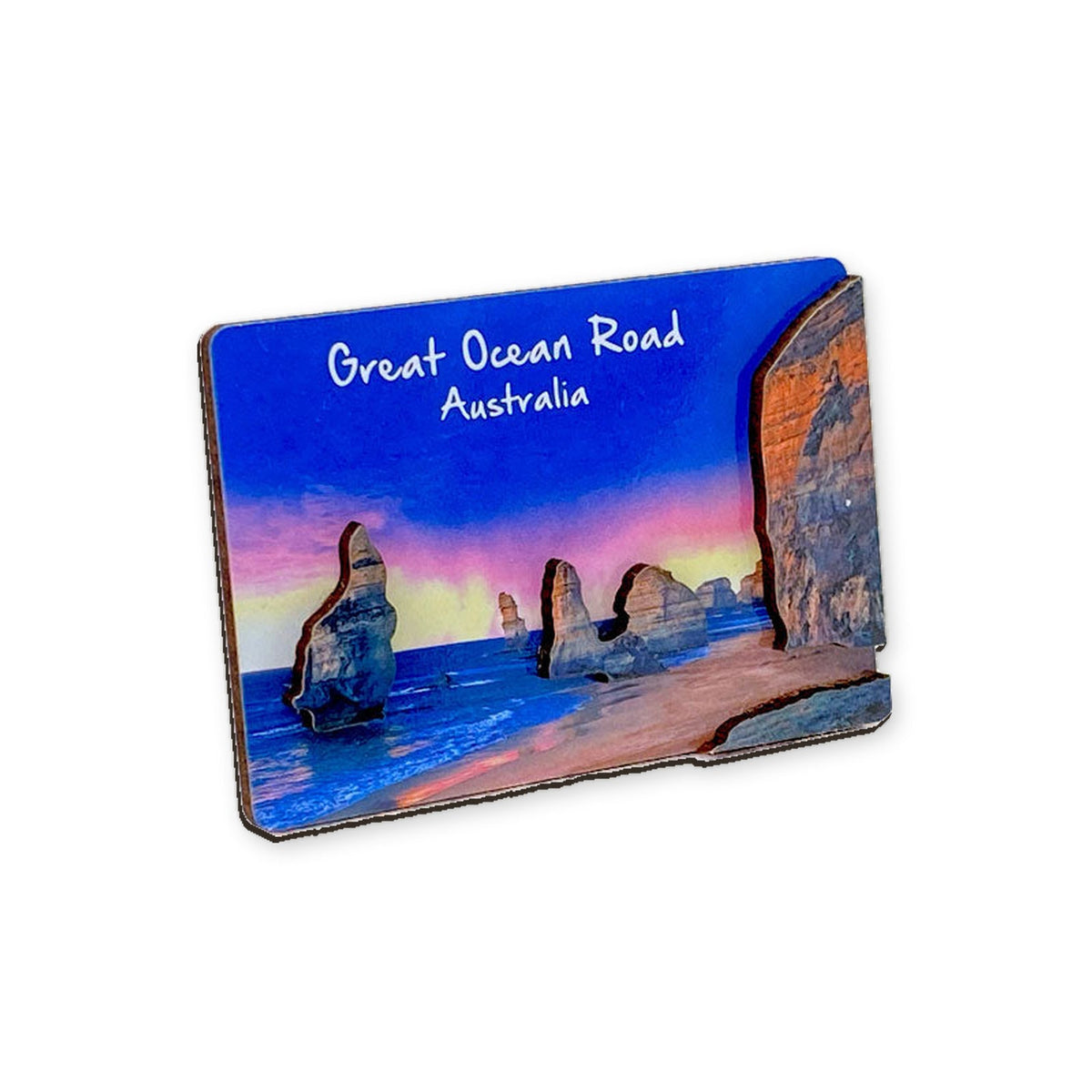 12 Apostles sunset - 3D Wooden Magnet (s)