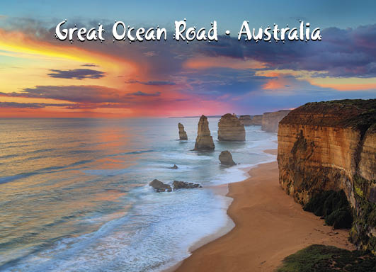 12 Apostles Summer Sky - Metal Magnet
