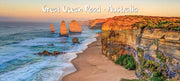 Orange Sunrise - Pano Metal Magnet