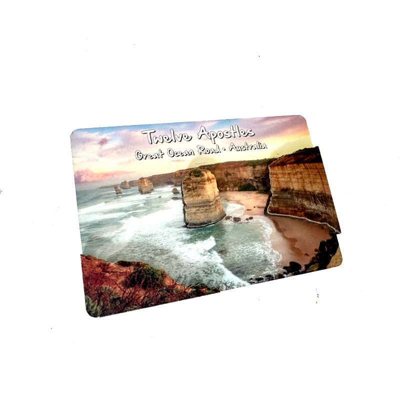 12 Apostles summer sunrise - 3D Wooden Magnet (s)