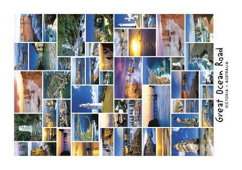 Great Ocean Road - Multi - Continental Postcard