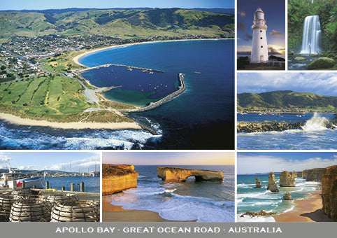 Apollo Bay - Continental Postcard