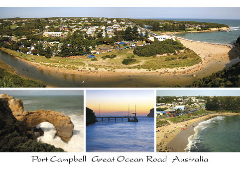 Port Campbell - Continental Postcard