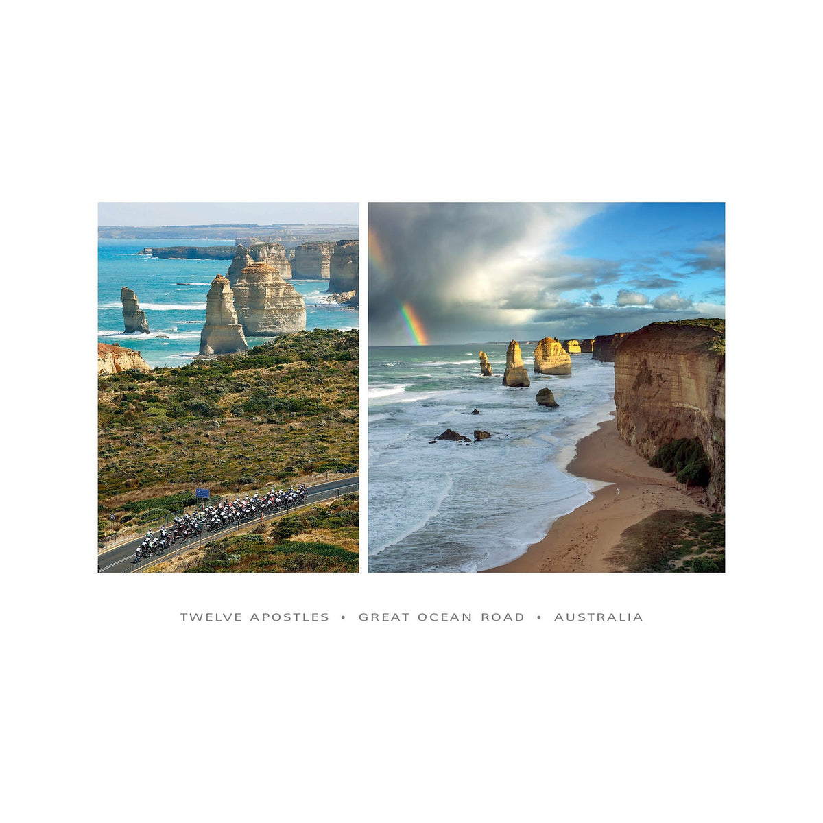 12 Apostles daytime bike race - CF Postcard
