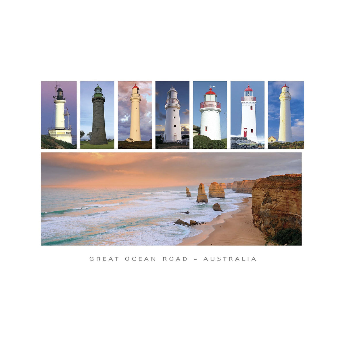 Lighthouses - The 12 Apostles - CF Postcard