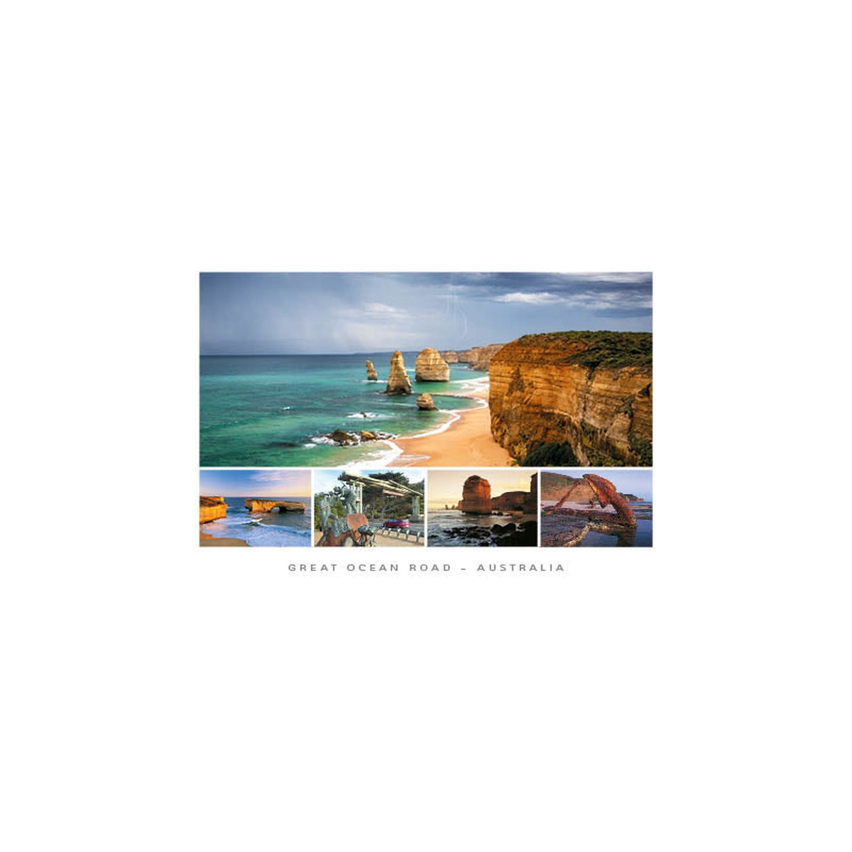 Great Ocean Rd 5 scene - CF Postcard