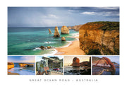Great Ocean Rd 5 scene - CF Postcard