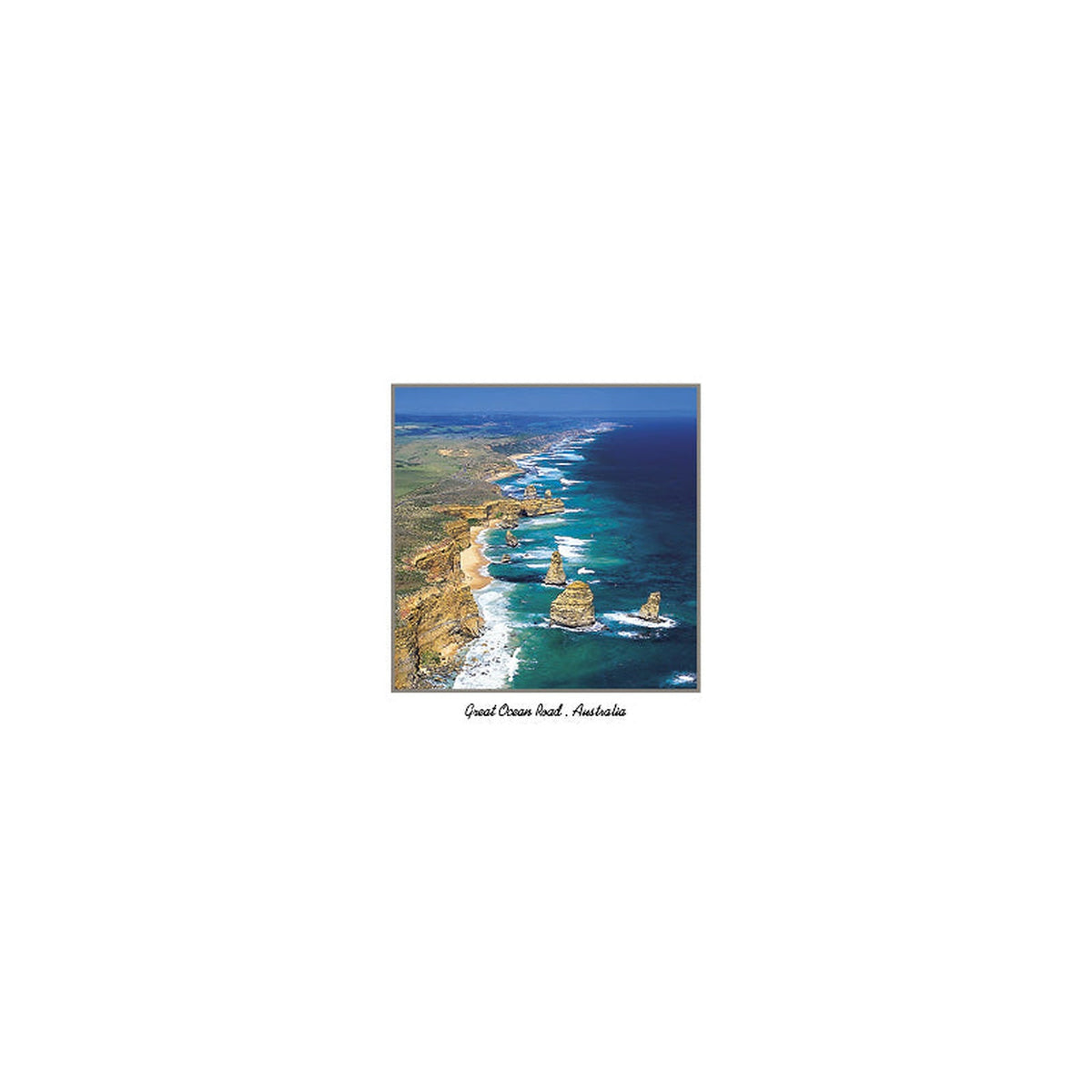 12 Apostles Aerial - Square Framer Postcard
