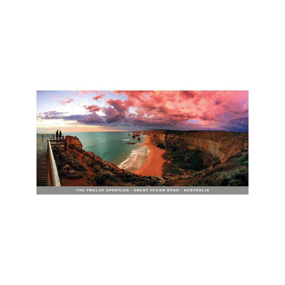 12 Apostles Lookout - Panoramic Postcard