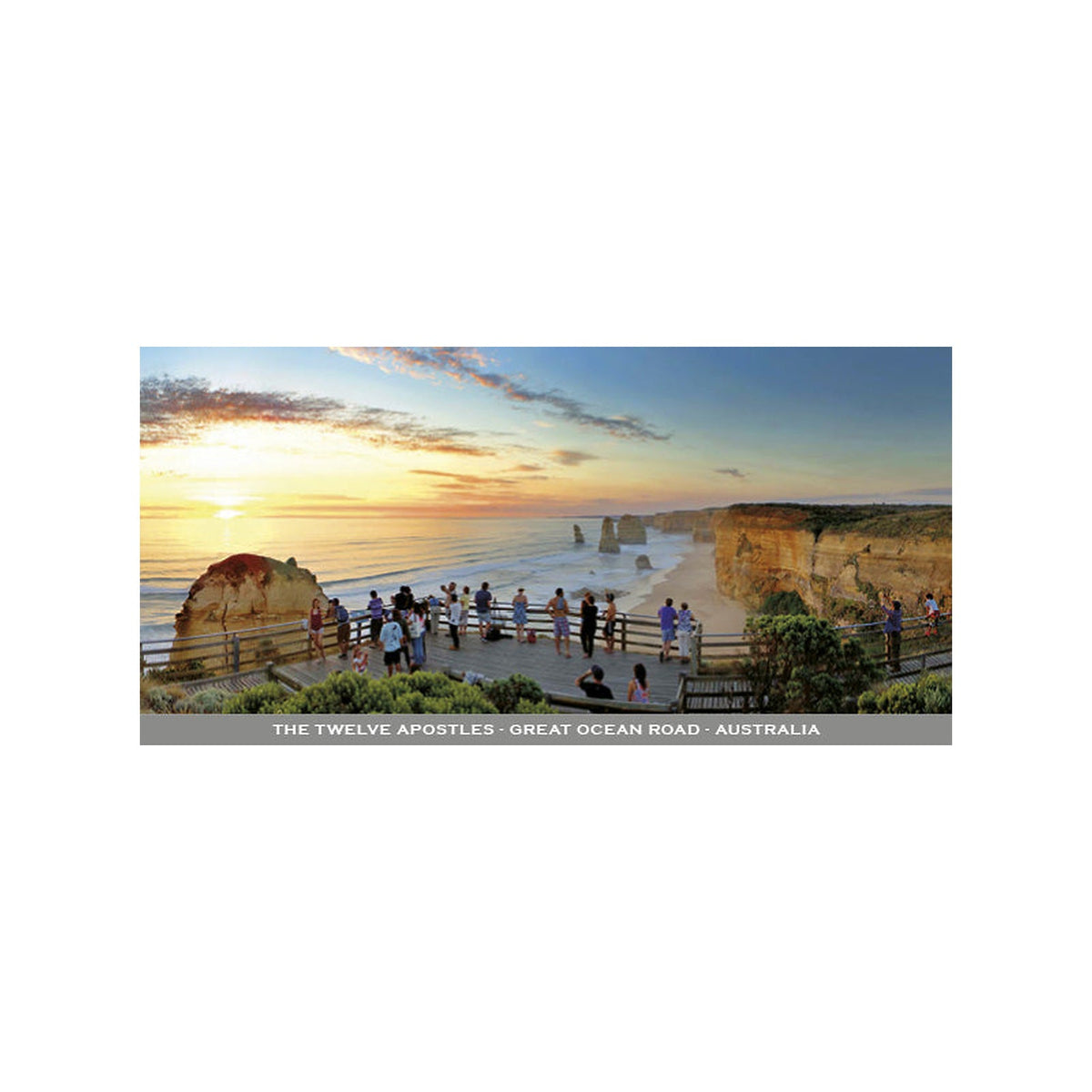 12 Apostles - Lookout - Panoramic Postcard