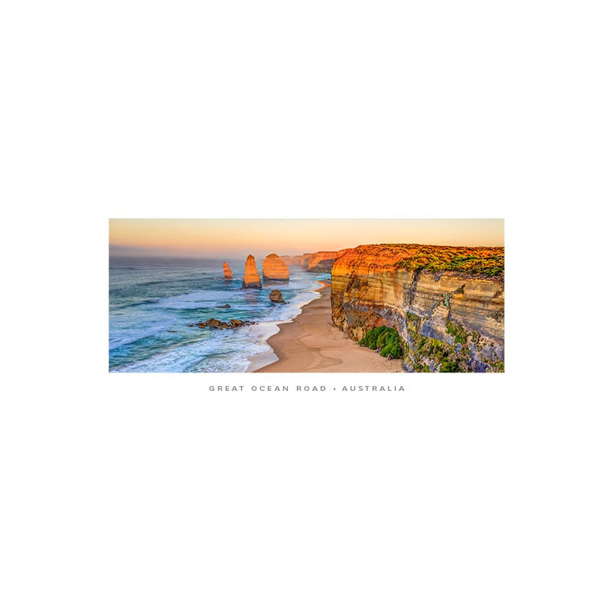 12 Apostles Sunrise Orange - Panoramic Framer