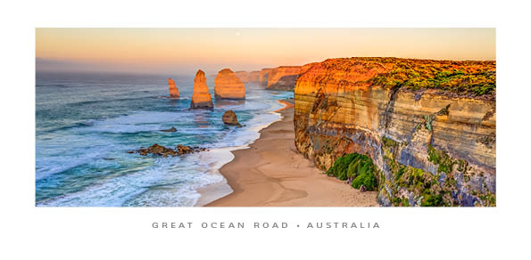 12 Apostles Sunrise Orange - Panoramic Framer