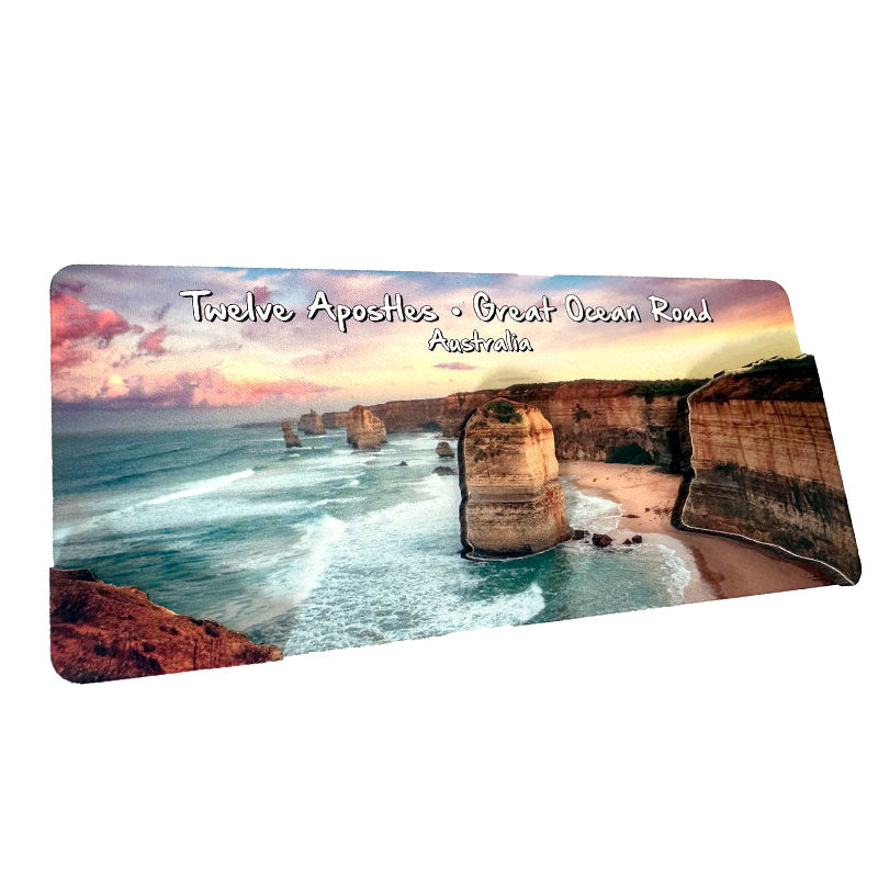 12 Apostles summer sunrise - 3D Wooden Magnet (L)