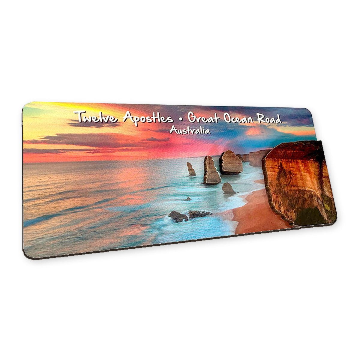 12 Apostles sunrise pink/yellow - 3D Wooden (L)
