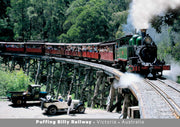 PBR - Trestle Bridge - Continental Postcard