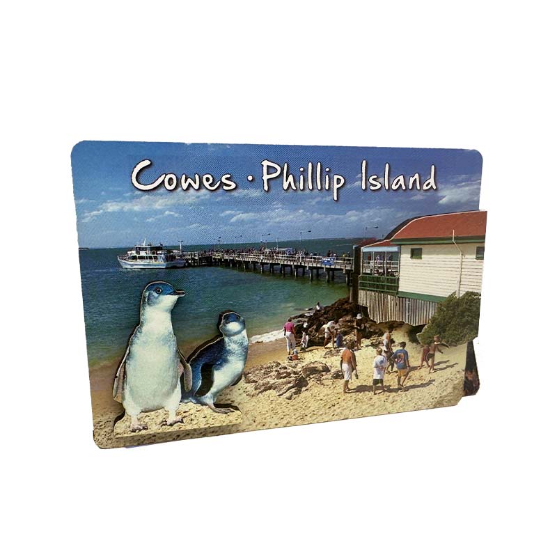 Cowes - 3D Wooden Magnet