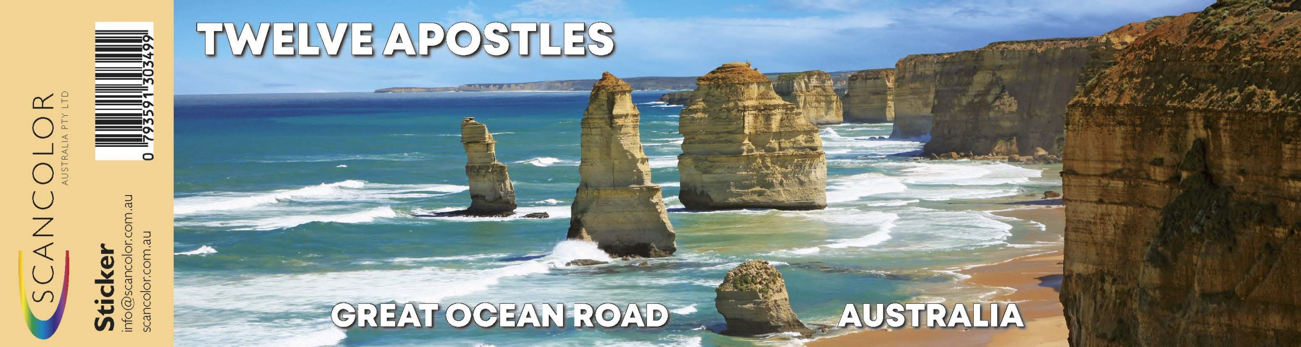 12 Apostles Sticker